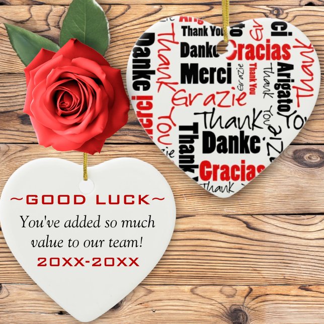 Red Black Tack Ord Cloud Julgransprydnad Keramik (ceramic ornament template front and back view)