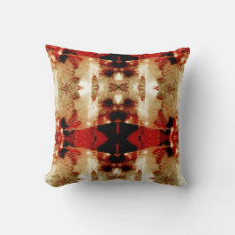 Red Black Tan White Native American Southwest look Kudde