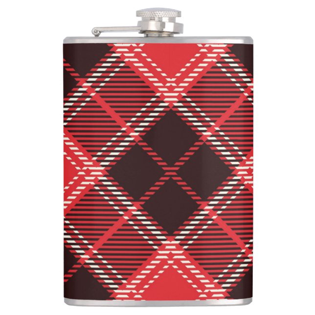 Red Black Tartan Fickplunta (Framsidan)