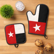 Red & Black Texas Statlig flagga