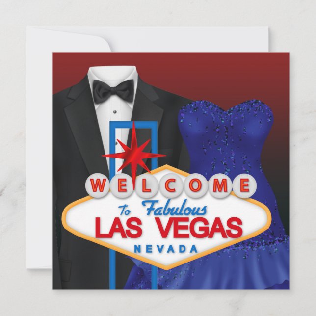 Red Black Tuxedo Mans Födelsedagsfest inbjudan (Framsida)