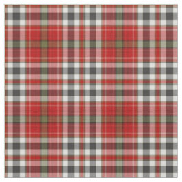Red Black White Grönt Grått Tartan Play Tyg
