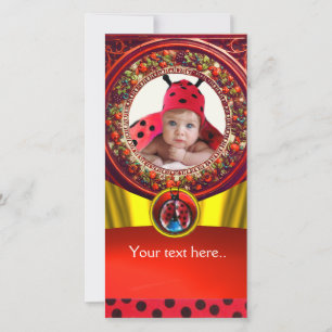 RED BLACK WHITE LADYBUG BABY SHOWER FOTO-MALL