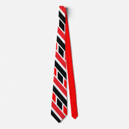 Red Black & White Mönster Slips