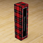 Red Black White Tartan Buffalo Play Trendig Presentask För Vinflaska<br><div class="desc">Red Black and White Tartan Play Buffalo Play Vin Box. Anpassa för alla tillfälle.</div>