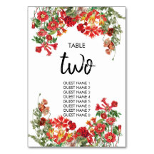 Red Blommigt Garden Botanical Flowers Bröllop