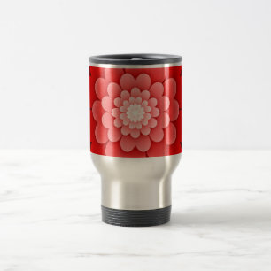 Red Blommigt Mandala-58566 Resemugg