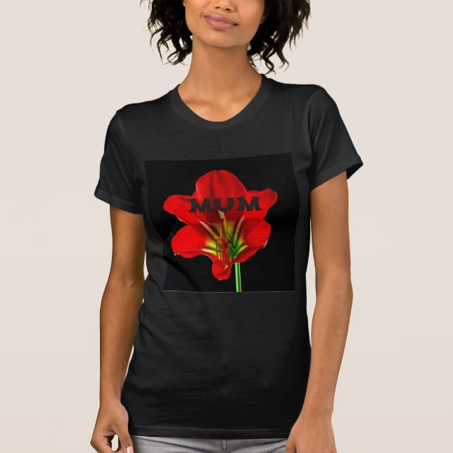 Red Blommigt Morsa Tröja (Framsida)