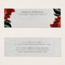 Red Blommigt Stud Earring Jewelry Small Visning Ca