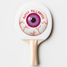 Red Bloodshot Eyeball Happy halloween Pingisracket