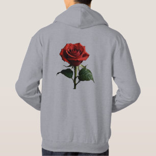 Red Bloom: Elegance in each Petal T-Shirt Hoodie
