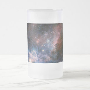 Red & Blue Carina Nebula Hubble Telescope Frostat Ölglas
