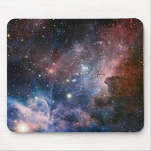 Red & Blue Carina Nebula Hubble Telescope Musmatta