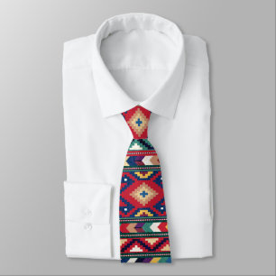 Red Blue Grönt Gult White Oriental Kilim Matta Slips