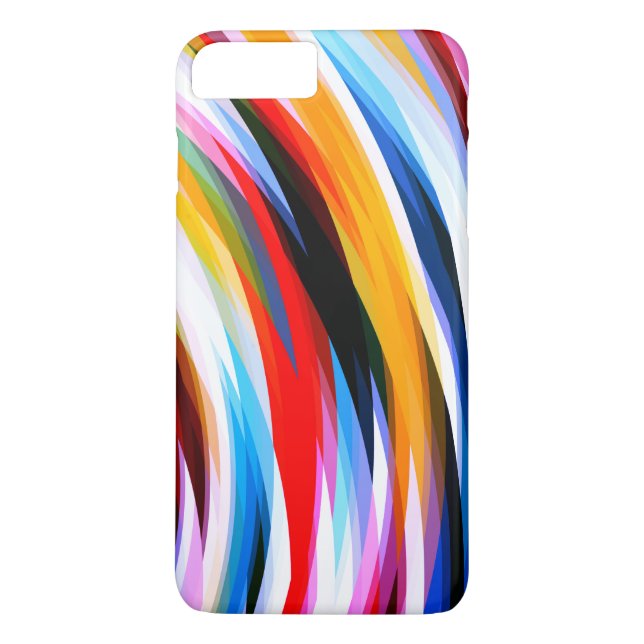 Red Blue Gult Black Case-Mate iPhone Skal (Baksida)