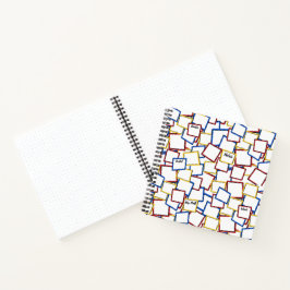 Red Blue Gult Notes Bullet Journal