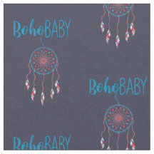 Red Blue Modern Boho Baby Dreamcatcher