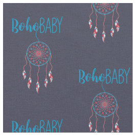 Red Blue Modern Boho Baby Dreamcatcher Tyg