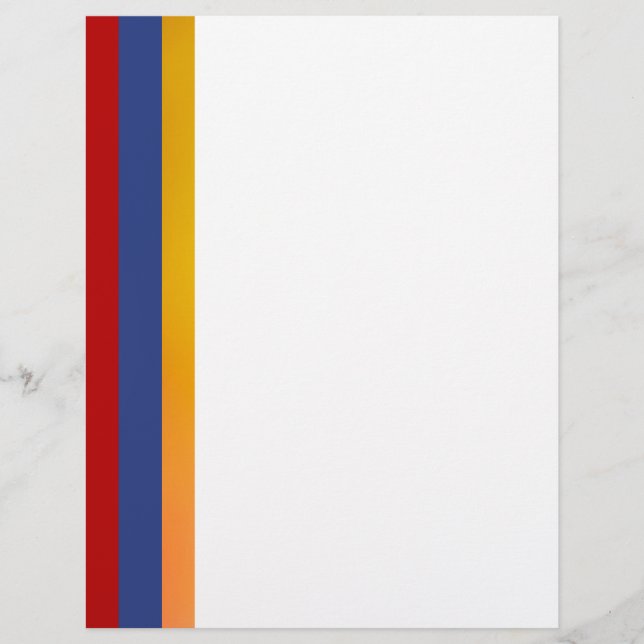 Red Blue Orange Letterhead (Framsida)