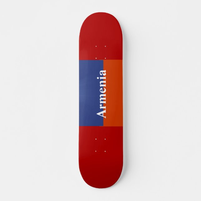 Red Blue Orange Skateboard (Framsida)