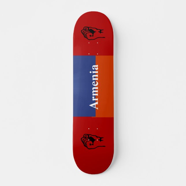 Red Blue Orange Skateboard (Framsida)