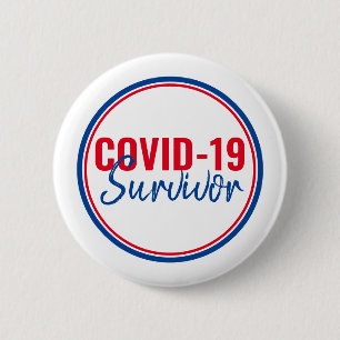 Red Blue Pandemic Coronavirus Covid-19 Survivor Knapp