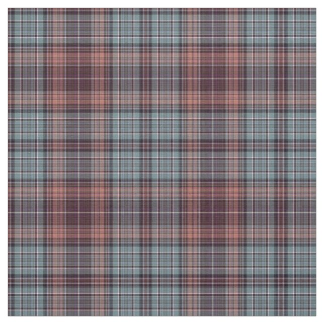 Red Blue Tartan Play Tyg (Provkarta)