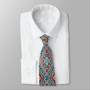 Red Blue Teal Native Indian Navajo Slips