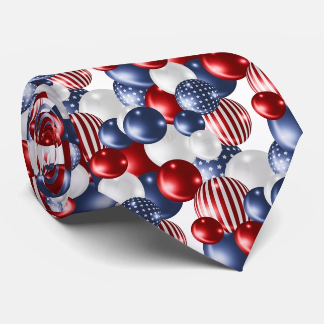 RED BLUE WHITE PATRIOTIC 2 GÅNGER SLIPS (Rullad)