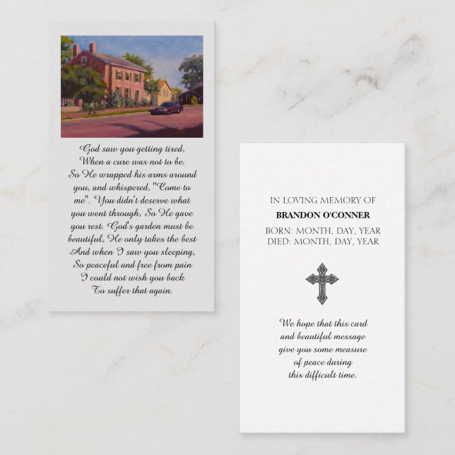 Red Blue Yellow Green Hugs and Love Visitkort (Fram/baksida)