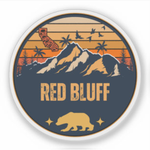 Red Bluff, Kalifornien Klistermärken