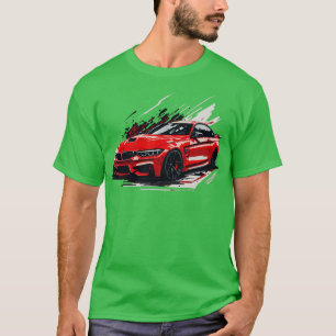 Red BMW M4 T Shirt