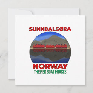 Red Boat Houses Sunndalsøra-Norgen Inbjudningar