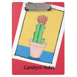 Red boll cactus in a pot, quirky, personlig