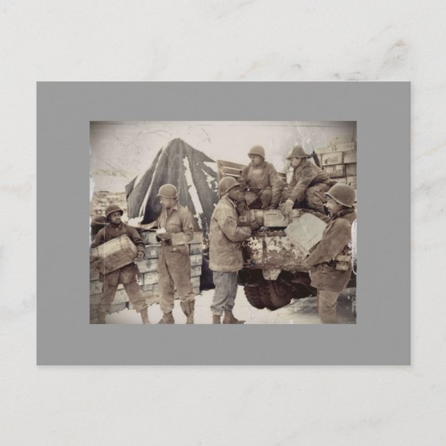 Red Boll Express Supply Convoy Vykort (Framsida)