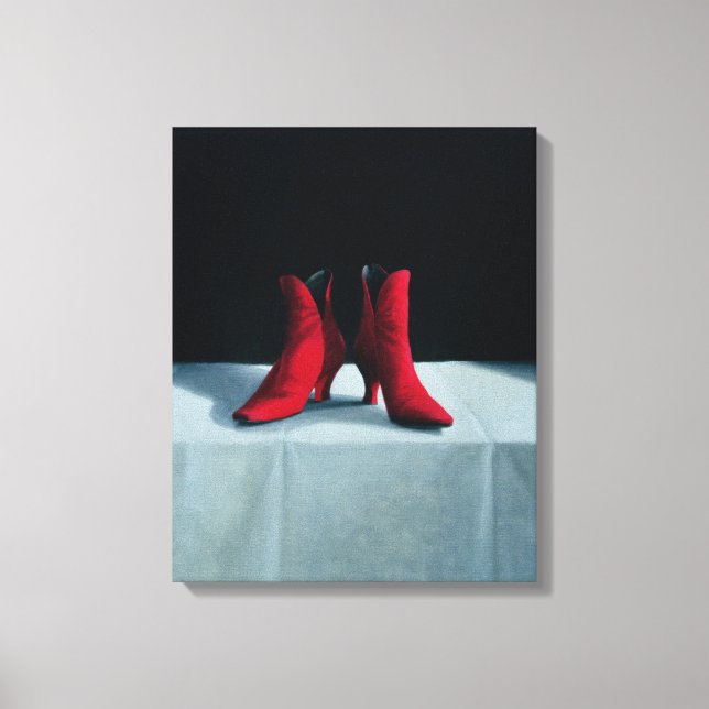 Red Boots 1995 Canvastryck (Framsida)