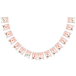 Red boskap pojkens födelsedag vimplar