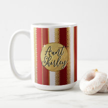 Red Bougie Rand Personlig Coffee Mugg