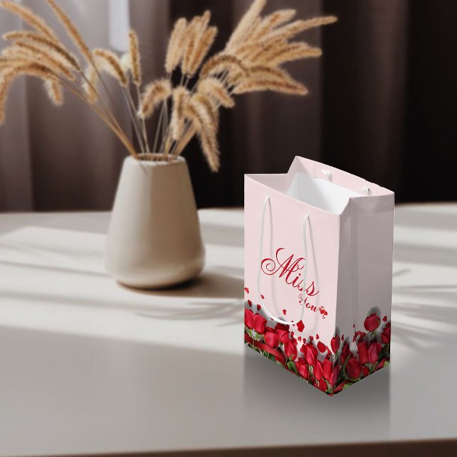 Red Bouquet of Flowers Gift Bag (Skapare uppladdad)