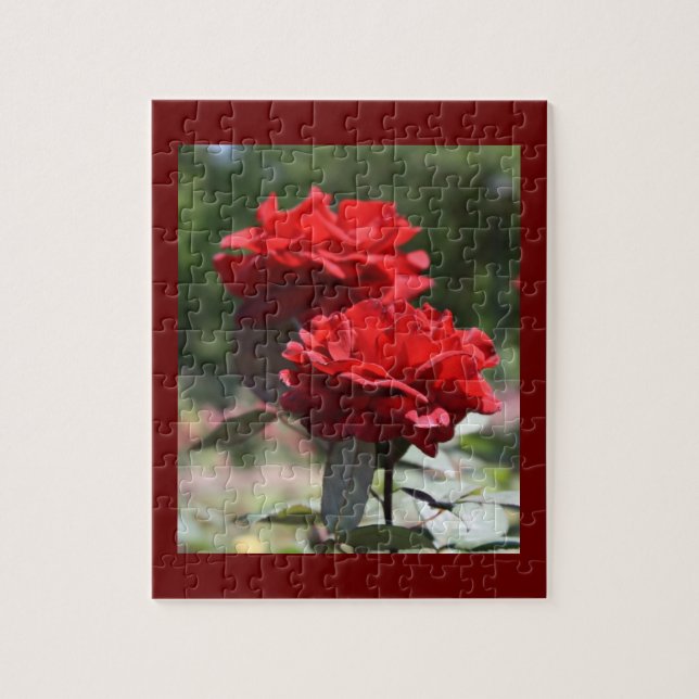 Red Bouquet Puzzle Pussel (Vertikal)