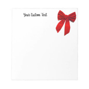 Red Bow Anteckningsblock
