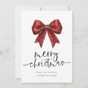 Red Bow Company logotyp 2027 Kalender God Jul Julkort