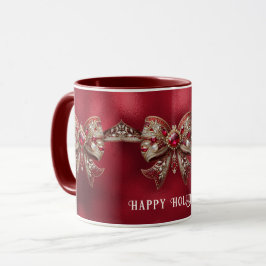 Red Bow Helgdag Mugg