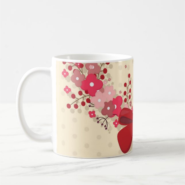 Red Bow Kaffemugg (Vänster)