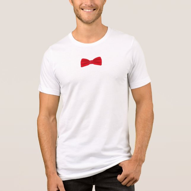 Red Bow Tie – Classic Fashion T-Shirt (Framsida)
