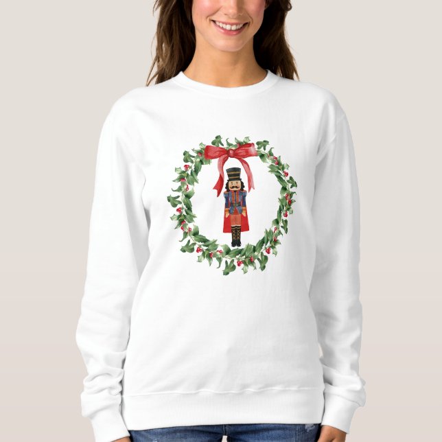 Red Bow Wandeand & Nutcracker-jultröja T Shirt (Framsida)