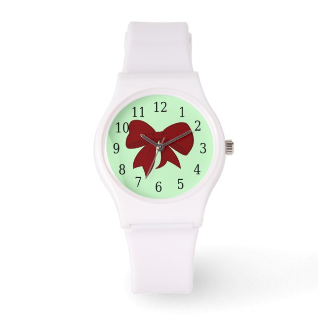 Red Bow Watch Armbandsur (Framsida)