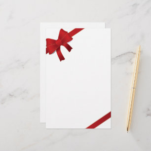 Red Bows-julsaga Brevpapper