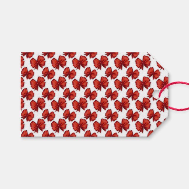 Red Bows Presentetikett (Framsidan (Horisontell))