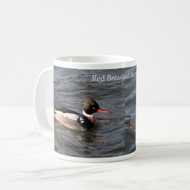 Red Brested Merganser mugg (Framsida vänster)
